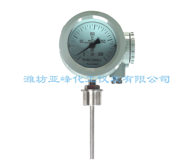 新疆隔爆电接点双金属温度计