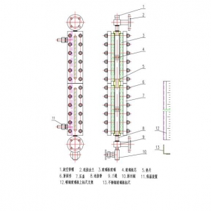 内蒙大通径玻璃板液位计