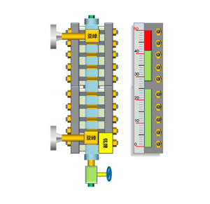 内蒙大通径玻璃板液位计